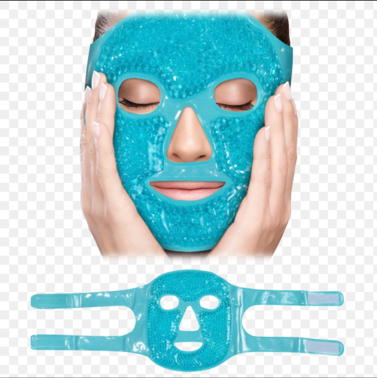 Masque visage en gel pour homme et femme
