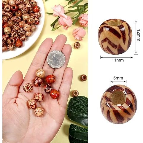 Perles pour cheveux, tresses et locks