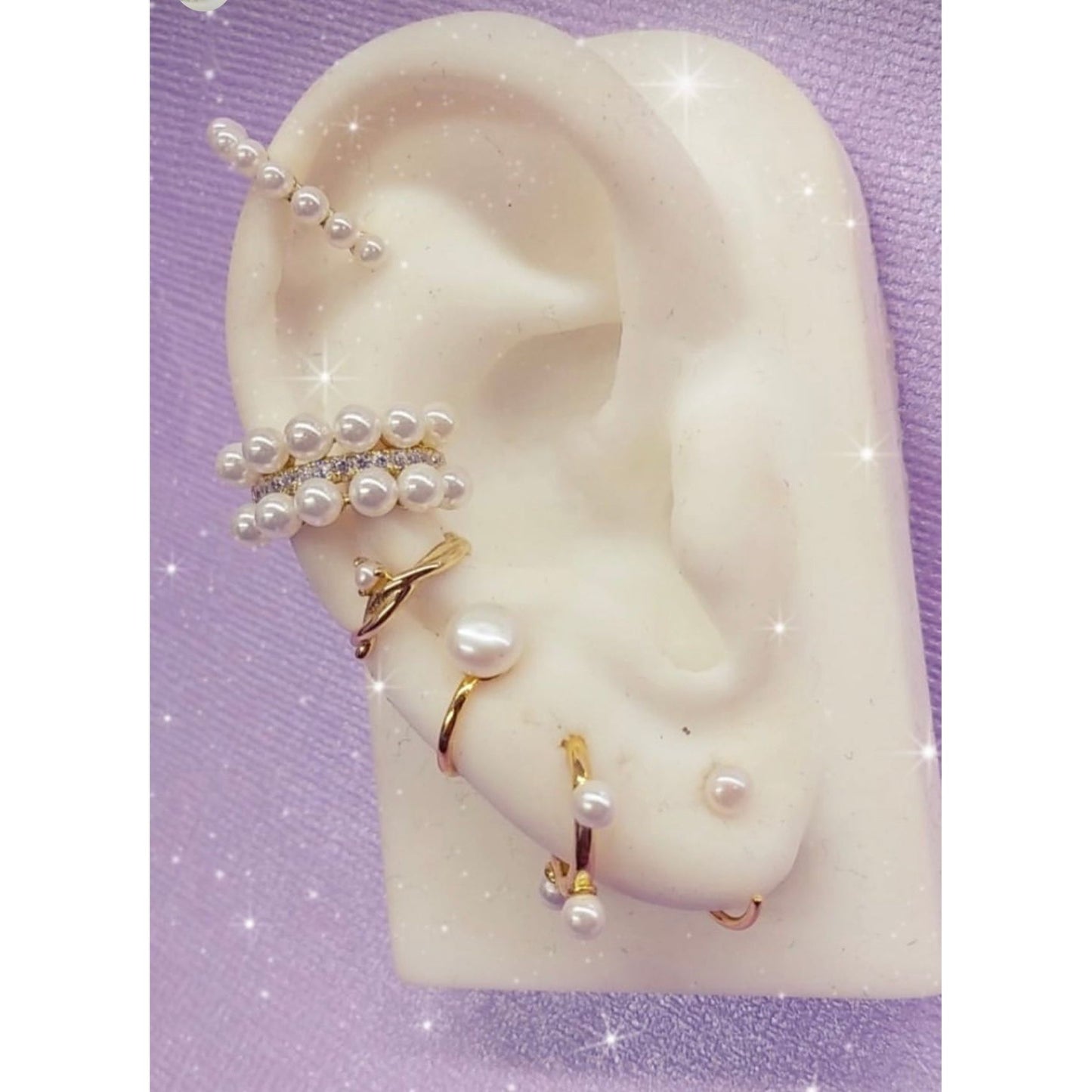 Boucles d'Oreilles Ear Cuff Manchette d'Oreille pour Femme