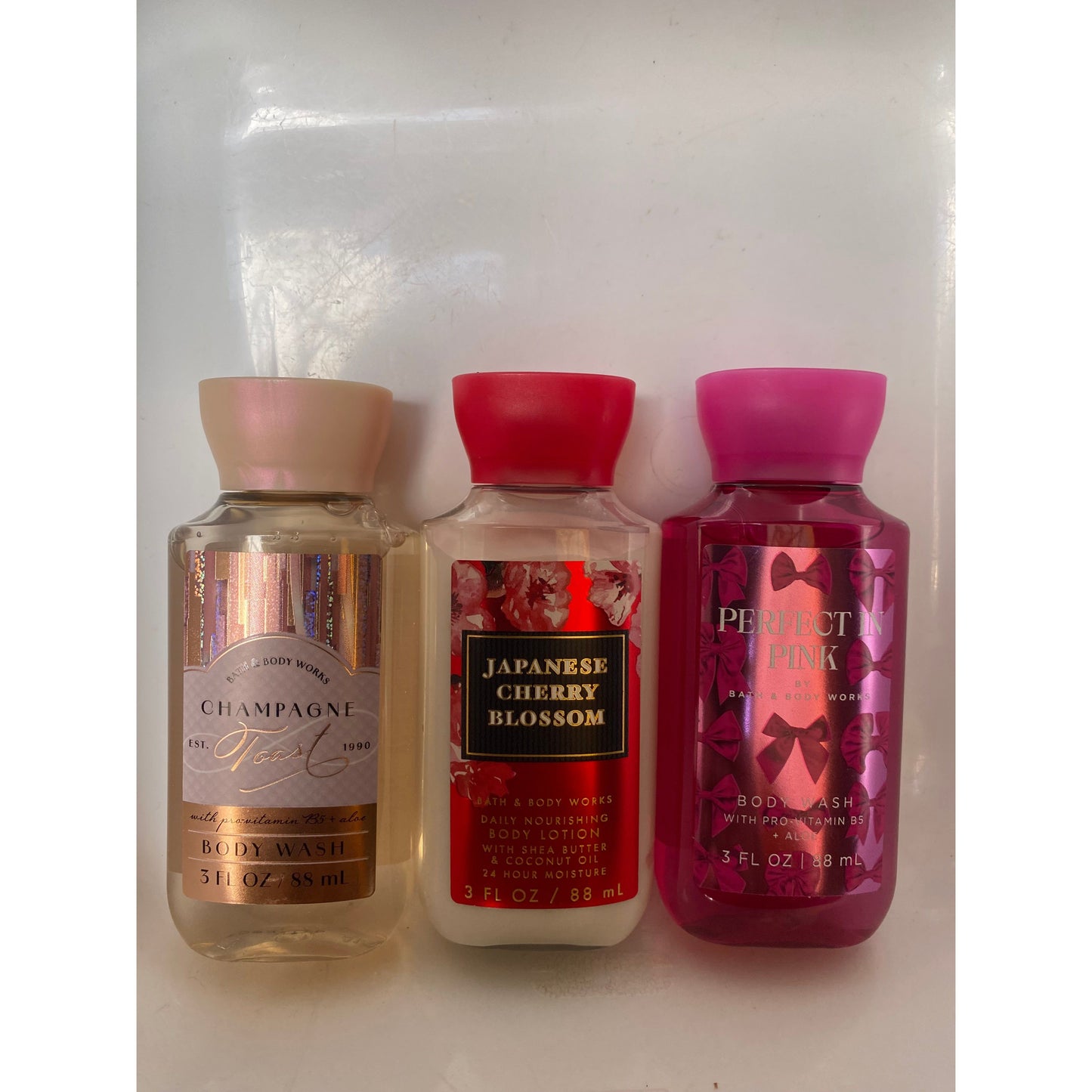 Mini Set Bath & Body Works – Brume + Lotion + Gel Douche
