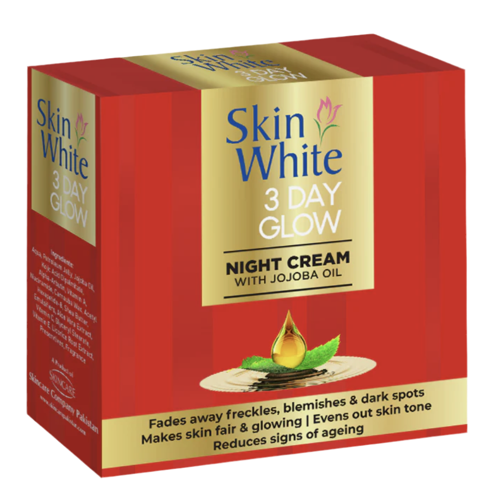 Shirley Skin White, 3-day Glow Cream, 20g