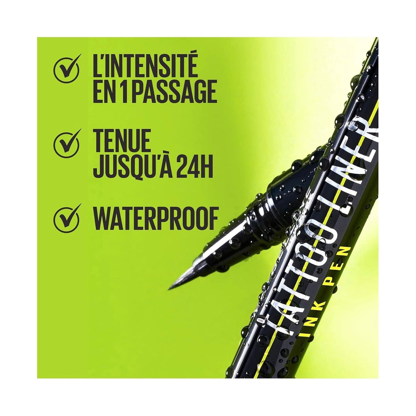 Maybelline New-York - Tattoo Liner Ink Pen Eyeliner Feutre Waterproof Ultra-Pigmenté - Tenue 24H