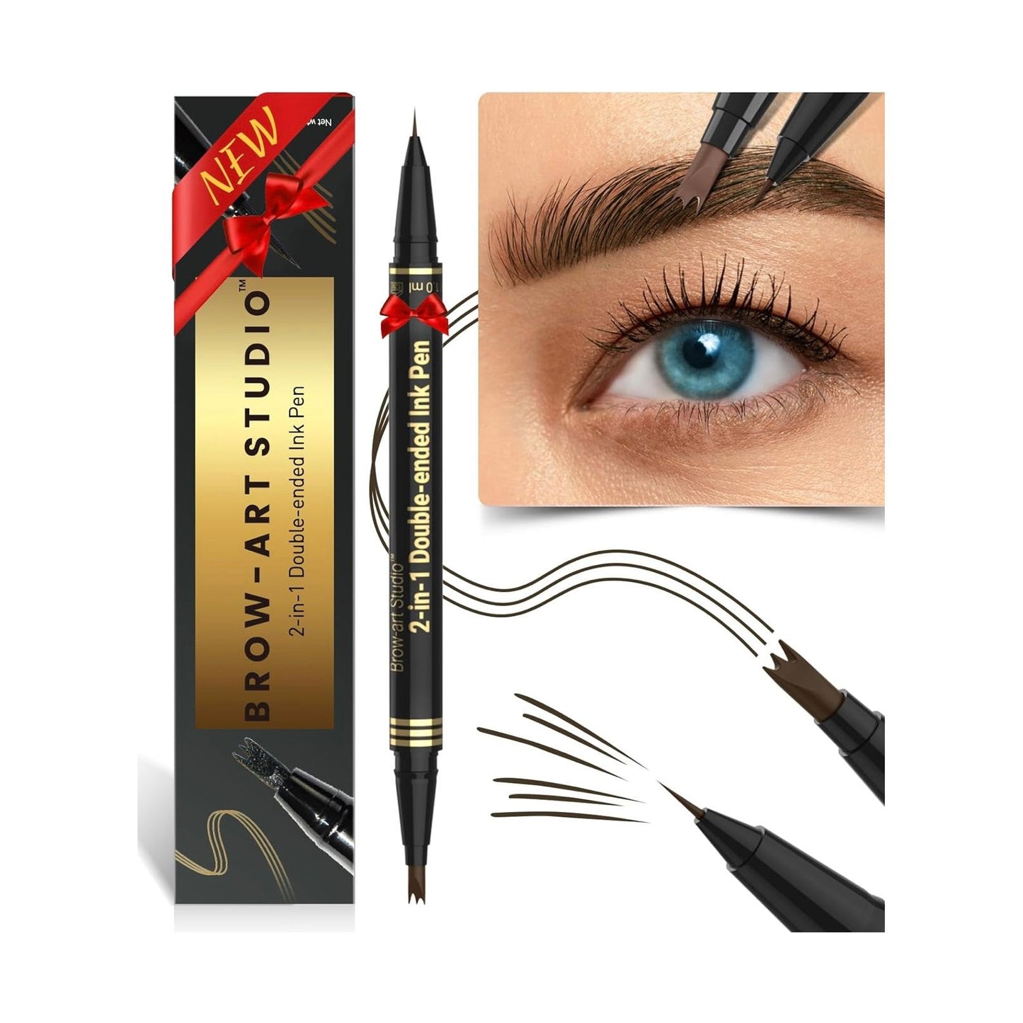 Crayon à sourcils Microblading 2-en-1