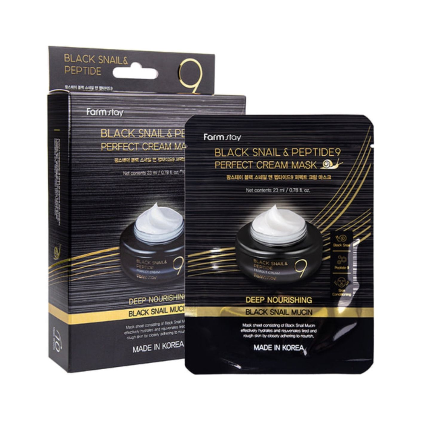 Blacksnail & 9 Peptides - Masque Crème Parfait