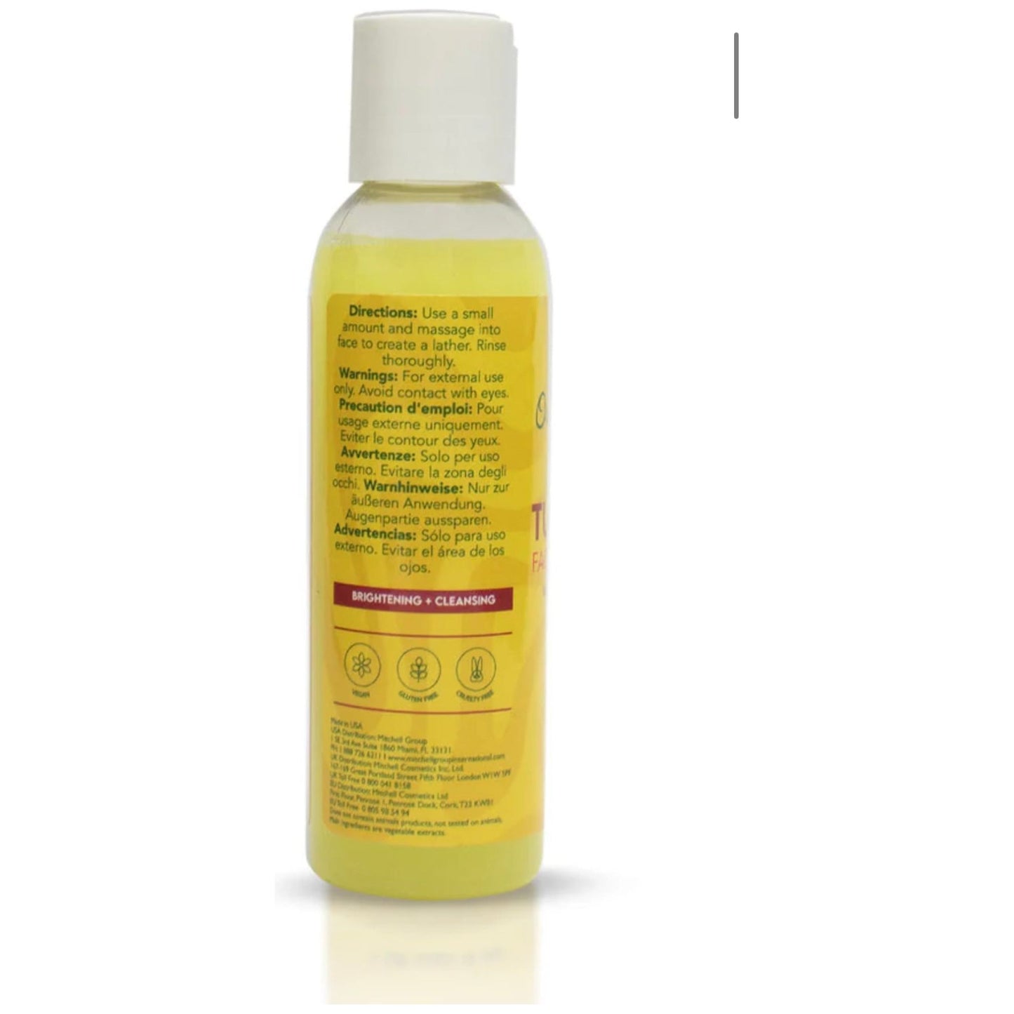 Nettoyant Facial au Curcuma