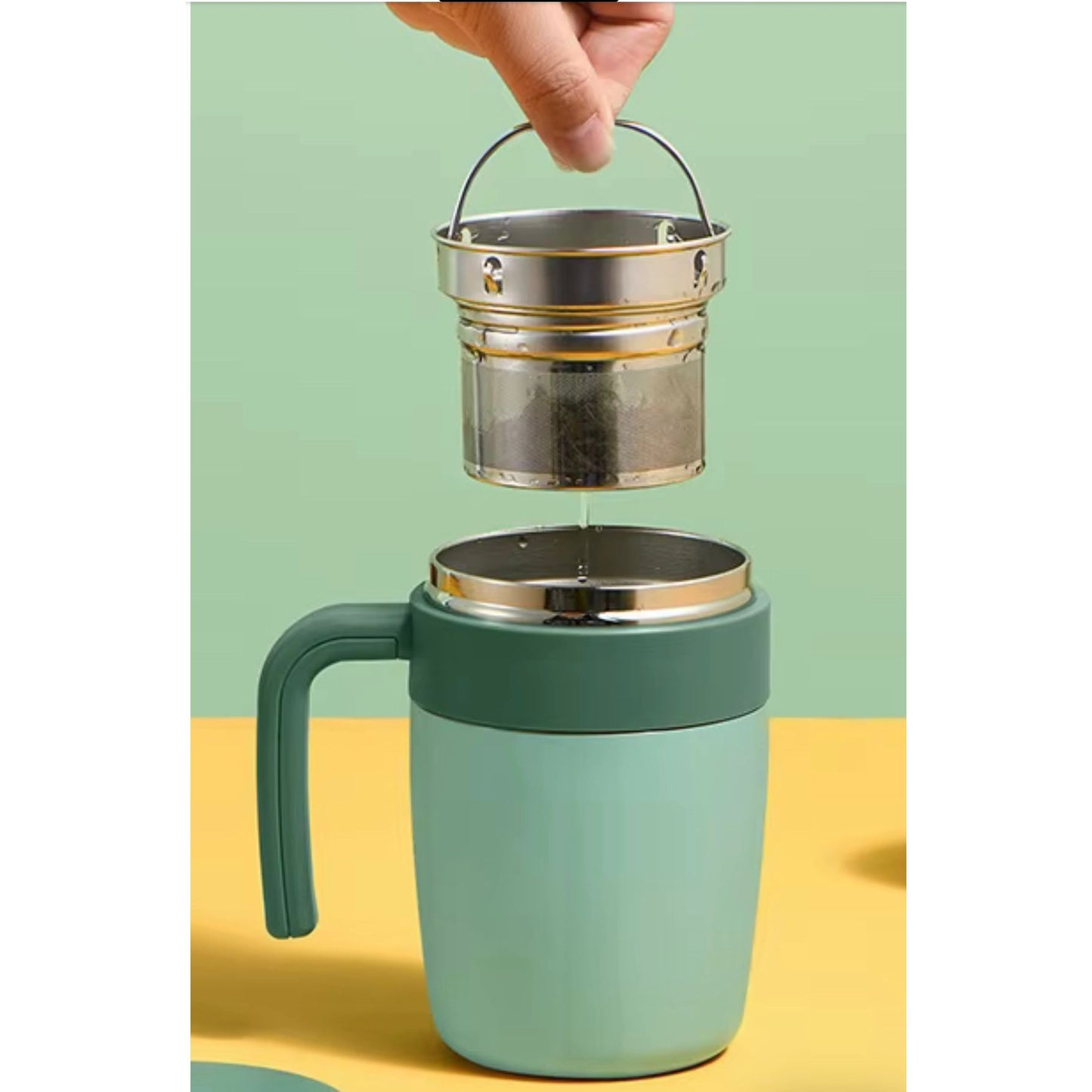 Mug Isotherme 400 ml – Acier Inox 316, Maintien Chaud & Froid, Anti-Fuite
