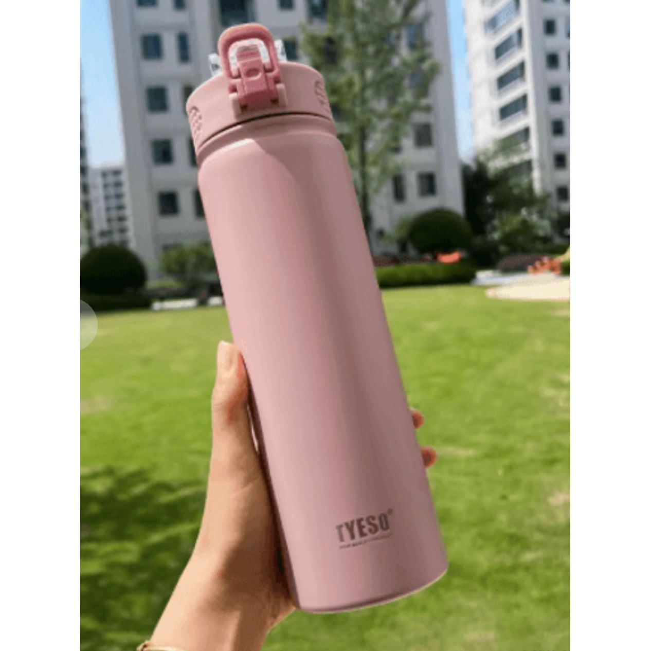Mug Isotherme TYESO 750 ml – Poignée & Couvercle 2-en-1