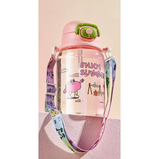 Gourde 600 ml pour enfant avec bouton 1 clic