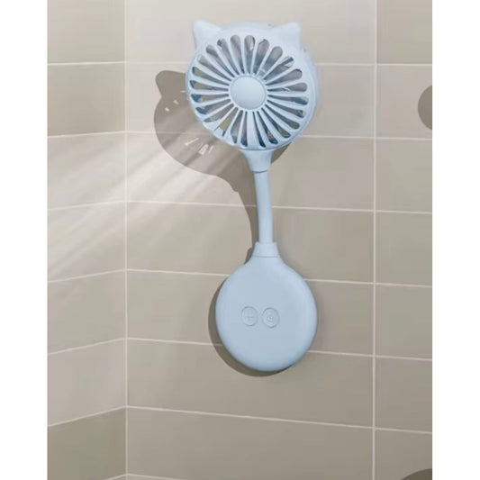Mini ventilateur rechargeable à ventouse – portable et compact