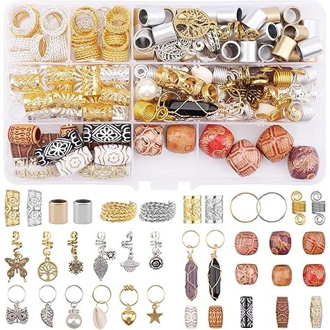 Bijoux pour locks, tresses et cheveux.